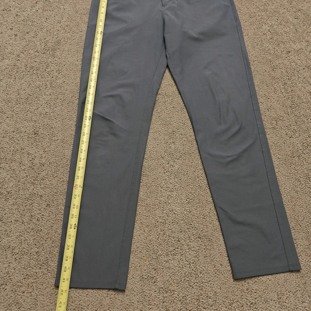 Vuori Meta Pant Athletic Slim Fit 32 Performance Stretch Charcoal Mens Pants